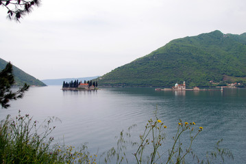 the bay of Kotor in Montenegro, the southernmost fjord in Europe 