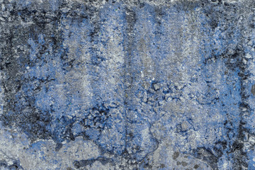 Dirty old concrete wall with some mold