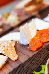 dried fruit and cheese