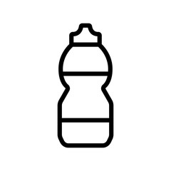 handy juice bottle icon vector. handy juice bottle sign. isolated contour symbol illustration
