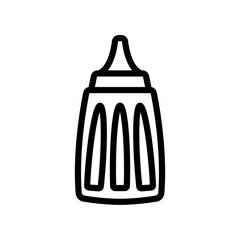 special professional ketchup jar icon vector. special professional ketchup jar sign. isolated contour symbol illustration
