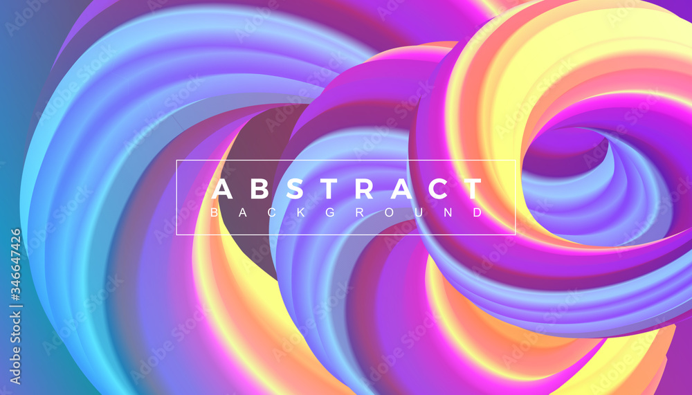 Aufkleber abstract dynamic curve line flow effect background. vector design template for banner, advertising, 