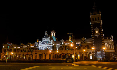 night view of the old town hall 
