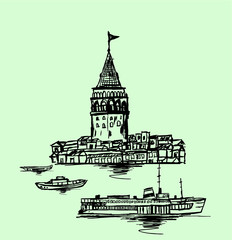 Istanbul Galata tower