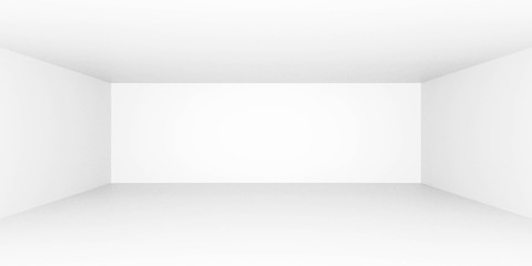 Obraz premium white simple empty room interior 3d rendering illustration with copy space to add your content