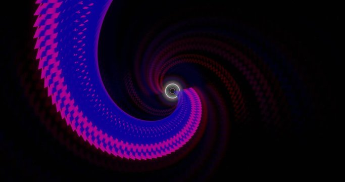 4k Sci-fi interdimensional transition inside a wormhole whose stability is supported by lightning from antimatter