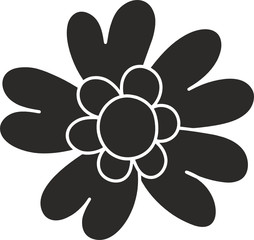 Simple Flower Floral Hand Drawing 