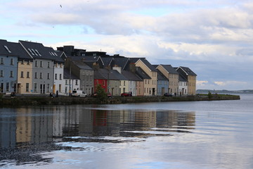 Fototapeta na wymiar The Long Walk in Galway City