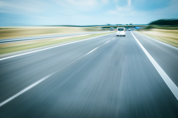 Driving on a highway