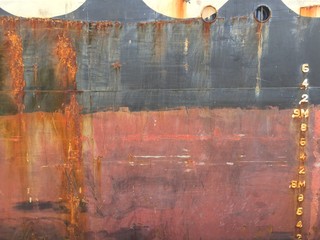 Full Frame Shot Of Rusty Ship