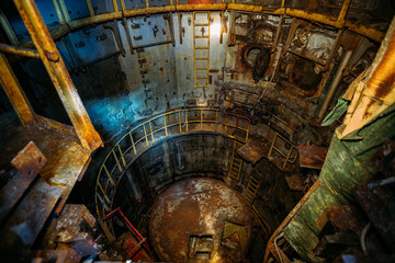 Abandoned unified missile underground command post mine type