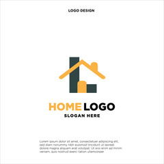 Initial Letter Logo L Letter With House Concept Logo Design