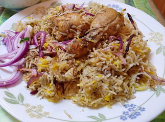 Fragrant and spicy Chicken Biryani