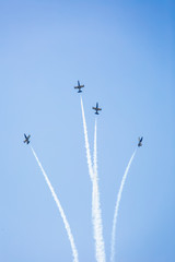airplane in the sky