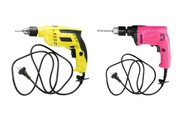 electric drill Isolated on wihte background