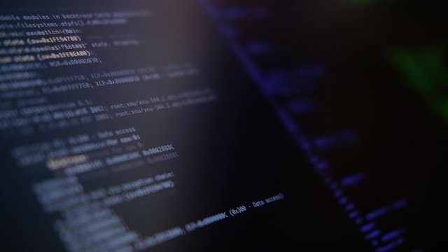 Hacking Source Code Written In Programming Language - closeup shot