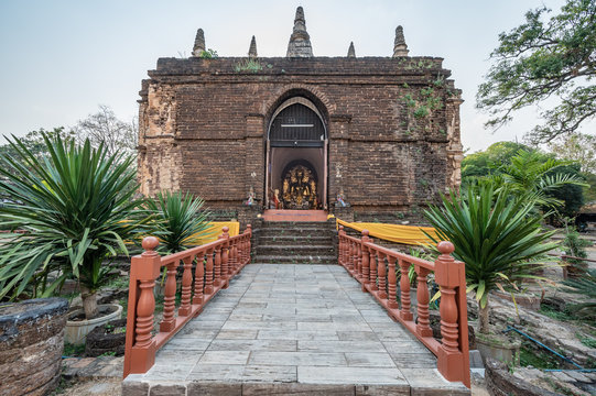 Ancient pagoda in Chet Yod temple