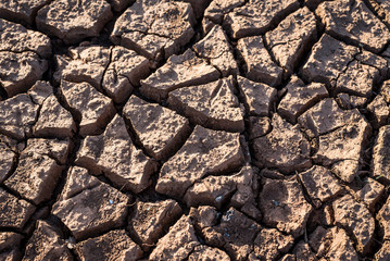 tierra seca por la sequ&iacute;a