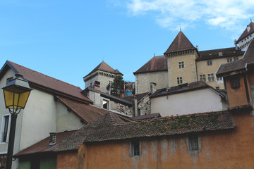 The house of Charmoisy, Annecy museum-castle and the ancients houses of the old town, Haute-Savoie, a region in the Alps of eastern France. 