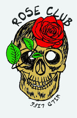 tattoo tribal skull print embroidery graphic design vector art