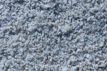 sea salt on a black background