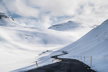 Road In Icelandic Mountains