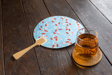 むぎ茶　Japanese summer cold drink (barley tea)
