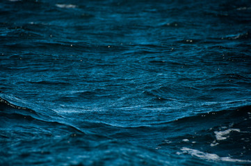 water texture. Soft waves on the surface of the ocean