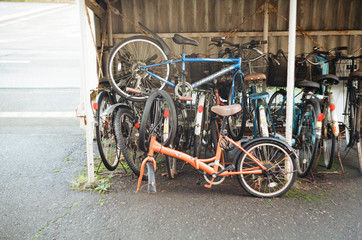 Obraz premium abandoned bicycle