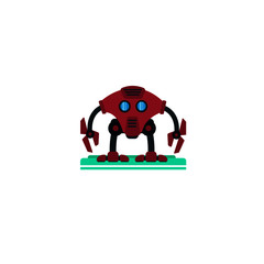 Robot vector character demo