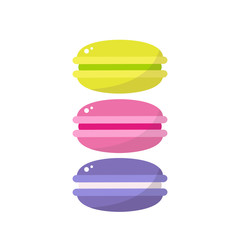 macaroon vector icons