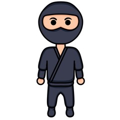 illustration of a ninja character