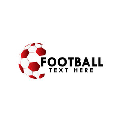 Vector illustration for football design