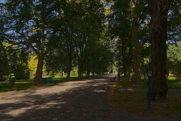 A wonderful view of Jordan Park in Kracow (Poland)