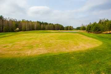 Obraz na płótnie Canvas Golf course panoramas and infrastructure
