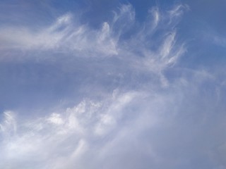 blue sky with clouds