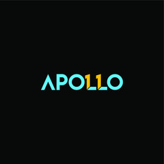 apollo11 letter original monogram logo design