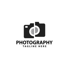 photography - camera logo vector design template