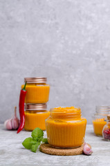 Canned vegetable puree