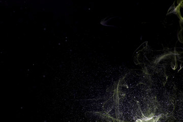 Smoke abstract and dust 