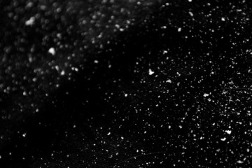 Dandruff on black shirt