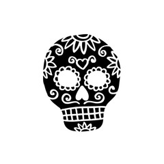 calavera doodle icon