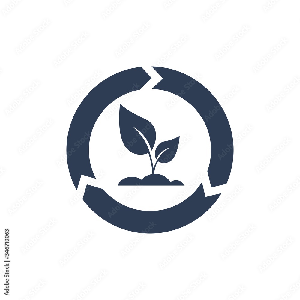 Poster growth cycle. development process. vector icon on a white background.