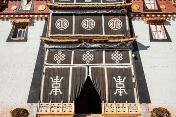 Songzanlin Temple or the Ganden Sumtseling Monastery also known as little Potala Palace in Lhasa,...