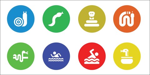 crawl icon set