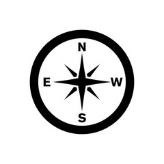 compass icon vector design template