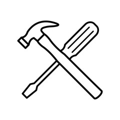 hammer icon vector design template