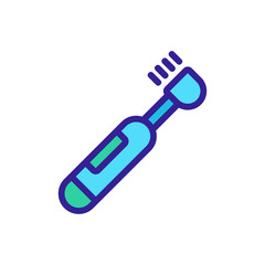 electric toothbrush icon vector. electric toothbrush sign. color symbol illustration