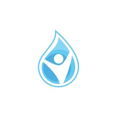 water drop Logo