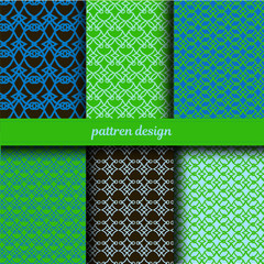 Plaid and flowers seamless pattern vector design